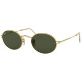Ray-ban Naočare za sunce Oval 0RB3547 001/31 51, Zlatne boje Cene