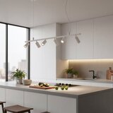 Ideal Lux led luster na sajli dynamite 6xGU10/7W/230V cri 90 bela | Eponuda.com
