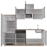 Flex-Well Kuhinjski Blok Capri, Črna, Hrast | Shoptok.si