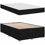  Krevetna konstrukcija s madracem Crna 120 x 200 cm tkanina | shoptok.hr