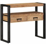  Konzolna stolica Smeđa 90 x 33 x 75 cm Čvrsto drvo akacije | Eponuda.ba
