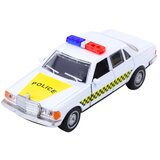 Klasični policijski automobil s metalnim pogonom i otvaranjem vrata, bijeli 1:32 | shoptok.hr