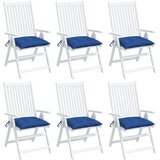  Jastuci za stolice 6 kom plavi 40 x 40 x 7 cm od tkanine Oxford | shoptok.hr
