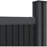 PANEL za ogradu sivi 526 x 186 cm WPC | Shoptok.si