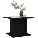  Stolić za kavu crni 55,5 x 55,5 x 40 cm od konstruiranog drva | Eponuda.com