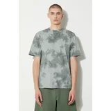 STAMPD Pamučna majica za muškarce, boja: siva, s uzorkom