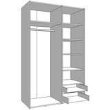  Garderobna omara LEON 3D | Shoptok.si