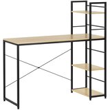  Radni stol 120 x 64 x 120 cm svijetlosmeđi | shoptok.hr
