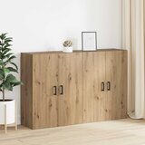  Ormar za montažu na zid Zidne 2 pcs Umjetnički hrast | shoptok.hr