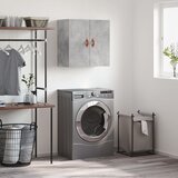 vidaXL Stenska omarica betonsko siva 60x31x60 cm inženirski les | Shoptok.si
