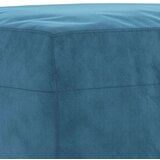 4-dijelni set sofa s jastucima plavi baršunasti - Plava S osloncem za noge | shoptok.hr
