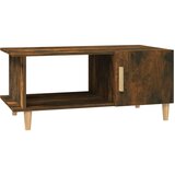 vidaXL Klubska mizica dimljeni hrast 90x50x40 cm inženirski les, (21013903) | Shoptok.si