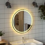  LED kupaonsko ogledalo s ogledalom *Transparent*an Ø 70 cm | Eponuda.ba
