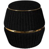 Kayoom TABURE, tekstil črna, zlate barve | Shoptok.si