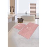 Mila Home Rožnate žametne kopalniške preproge v kompletu 2 ks 60x100 cm – | Shoptok.si