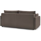 Bobochic Paris Smeđa sklopiva sofa od samta 211 cm Marcel – | shoptok.hr
