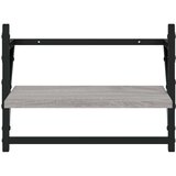  Zidne police s prečkama 2 kom boja hrasta sonome 40x25x30 cm | shoptok.hr