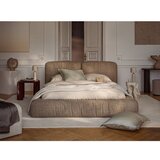 Micadoni Svijetlo sivi tapecirani bračni krevet s prostorom za odlaganje s podnicom 180x200 cm Martina – | shoptok.hr