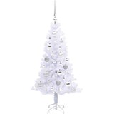  Umjetno božićno drvce s stalakom Bijelo 120 cm PVC i čelik | shoptok.hr