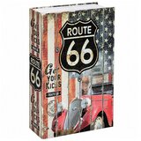  Sef za knjige s ključem, mali sandučić za novac, Route 66 | shoptok.hr