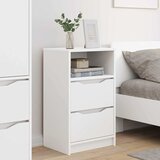  Noćni ormarići 2 pcs Bijelo 40 x 30 x 467 cm Konstruirano drvo | shoptok.hr