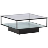 Furniture Fashion Maglehem klub stolić 90 × 90 cm, crni | shoptok.hr