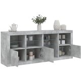 The Living Store Komoda z LED lučkami betonsko siva 164x37x67 cm - Komoda, (21660915) | Shoptok.si