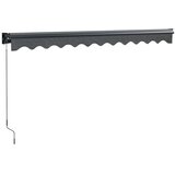 Tenda na uvlačenje antracit 3 x 2,5 m od tkanine i aluminija | Eponuda.com