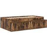  Krevet za pohranu Dimljeni hrast Konstruirano drvo 75 x 190 cm | shoptok.hr
