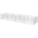 Furnova Visoka greda gabion jeklo 360x90x50 cm, (21920723) | Shoptok.si