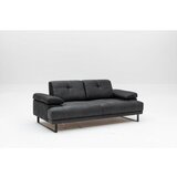Atelier Del Sofa Temno siva raztegljiva sedežna garnitura 199 cm Mustang – | Shoptok.si