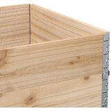  Okviri za palete 2 kom 120 x 80 cm od masivne borovine | Eponuda.com