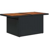  7-delni vrtni kavč set z blazinami Črna Poli ratan, (22092215) | Shoptok.si