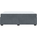  Krevetna konstrukcija Tamno siva 120 x 190 cm tkanina | shoptok.hr