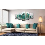  Slika - Turquoise Bouquet 100x50 | shoptok.hr