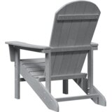 vidaXL Adirondack stoli 2 kosi Svetlo sivi 74x82x90 cm HDPE | Shoptok.si