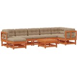  Set lounge namještaja za vrt ARAKIL 8 pcs Voštanosmeđa | shoptok.hr