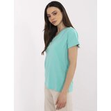 BASIC Feel Good T-shirt-CLM-TS-1639.12-turquoise | shoptok.hr