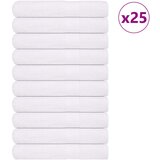 vidaXL Brisače 25 kos bela 100x200 cm 360 g/m² 100% bombaž Cene