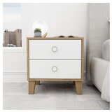 Hanah home lisa 3690 oakwhite nightstand | ePonuda.com