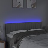  LED uzglavlje svjetlosivo 144 x 5 x 78/88 cm od tkanine | shoptok.hr