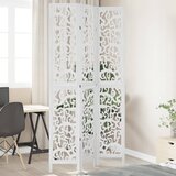  The Living Store Paravan 3-delni bel trden les pavlovnije - Pregrada Za Prostor, (21494145) | Shoptok.si