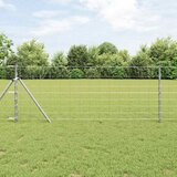 vidaXL ograja 0.8x50 m pocinkano jeklo | Shoptok.si