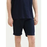Tom Tailor Kratke hlače iz tkanine 1040227 Mornarsko modra Slim Fit