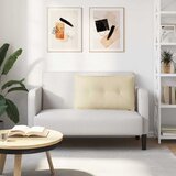 Jastuk za leđa Krema 80 x 19 x 50 cm tkanina | Eponuda.com