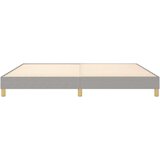  Za krevet s oprugama svjetlosivi 200x200 cm od tkanine | shoptok.hr