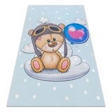 RugsX BAMBINO 43030 pralna preproga Medvedek, pilot za otroke protizdrsna - plava / smeđa 160x220 cm, (5000177125) | Shoptok.si
