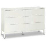 Bessagi Home Široka Komoda Amber, Bela | Shoptok.si