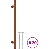 vidaXL Ročaji za omarico 20 kosov bron 192 mm nerjaveče jeklo, (21415827) Cene