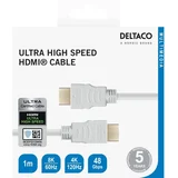 ULTRA High Speed HDMI Kabel, 48Gbps, 1m, Bijeli